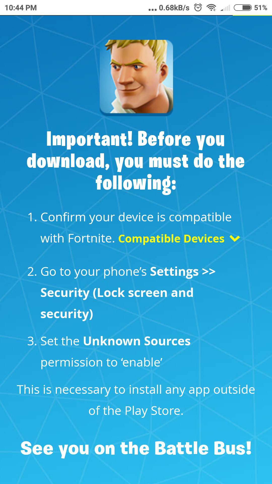 Descargar Fortnite para Android
