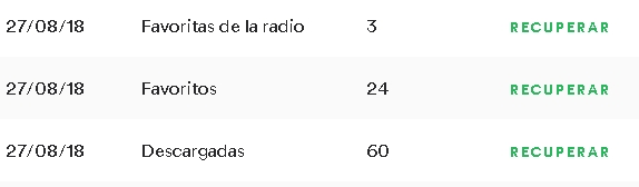 Recuperar playlists en Spotify